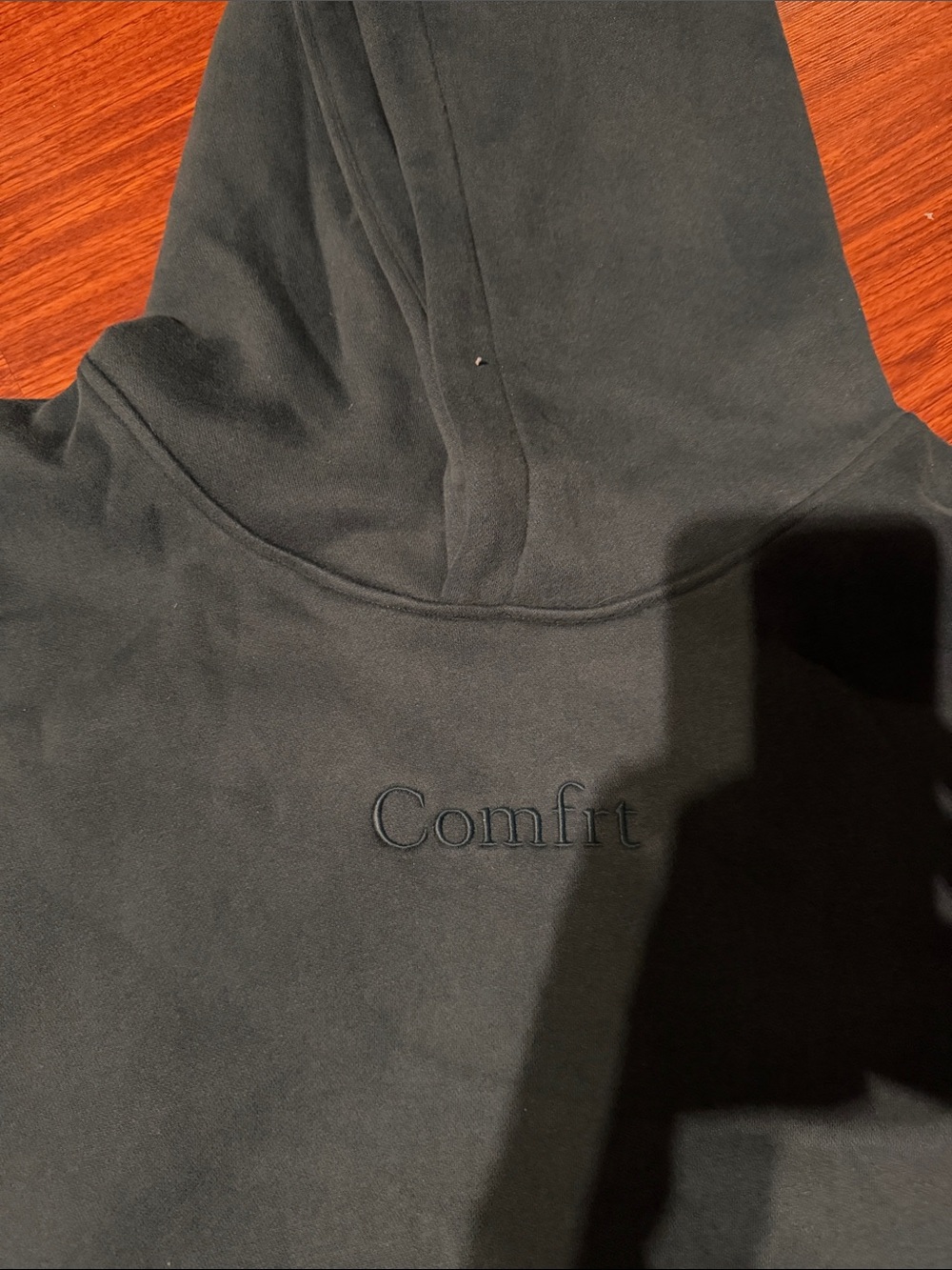 Comfrt dark green hoodie size 2XL - Picture 2 of 4